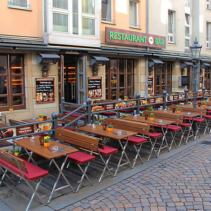 Garten- und Outdoormöbel/ Restaurant-Bestuhlung - BaP-Stainless steel